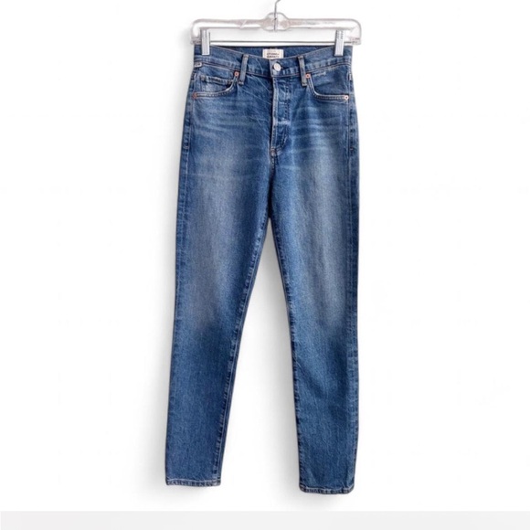 Citizens Of Humanity Denim - Citizens of Humanity Olivia Ankle Slim Jeans‎ High-Rise Blue Size 24